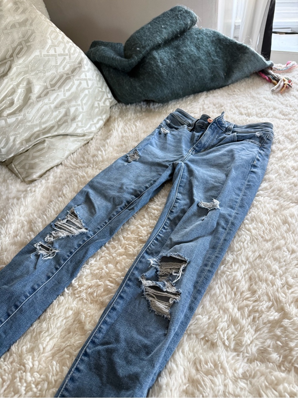 American Eagle Light Blue Stretch Jeans